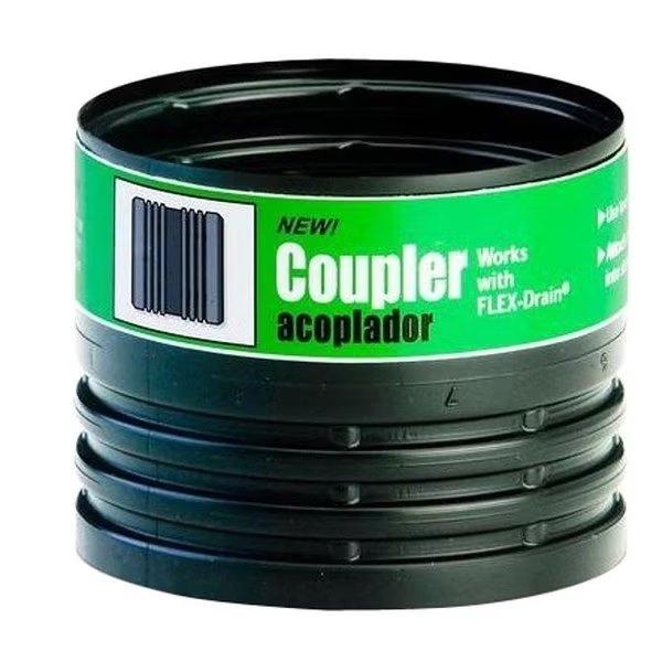 Pipe Coupling, 4 in, Female, 70 psi Pressure, Amerimax Home Products, Mfr#: 55020